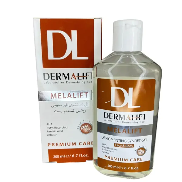 ژل شستشو درمالیفت غیرصابونی روشن کننده پوست DERMALIFT