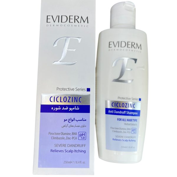 شامپو ضد شوره مناسب انواع مو EVIDERM