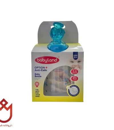 شیشه شیرخوری نوزاد بیبی لند ۰-۶ ماه ۱۵۰ میلی‌لیتر