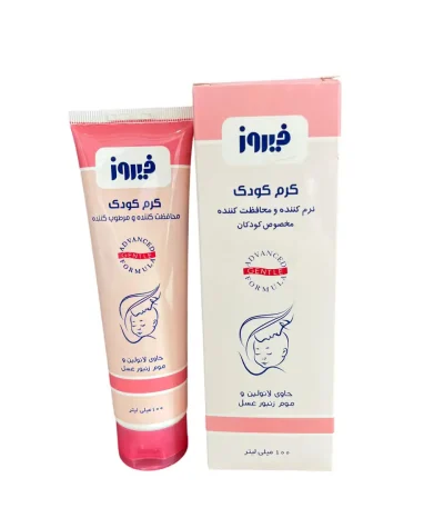 کرم کودک فیروز ، نرم‌کننده و محافظ پوست با لانولین