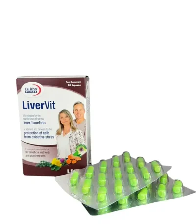 خرید کپسول لیورویت یوروویتال ۶۰ عددی ، تقویت کبد