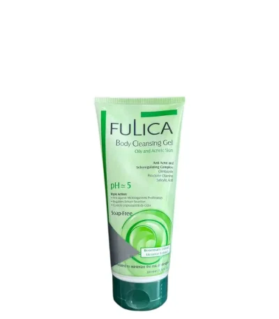 شامپو بدن فولیکا مخصوص پوست چرب و مستعد آکنه 200ml