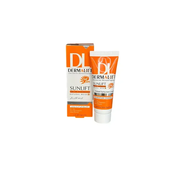 ضد آفتاب درمالیفت پوست چرب و طبیعی - SPF50
