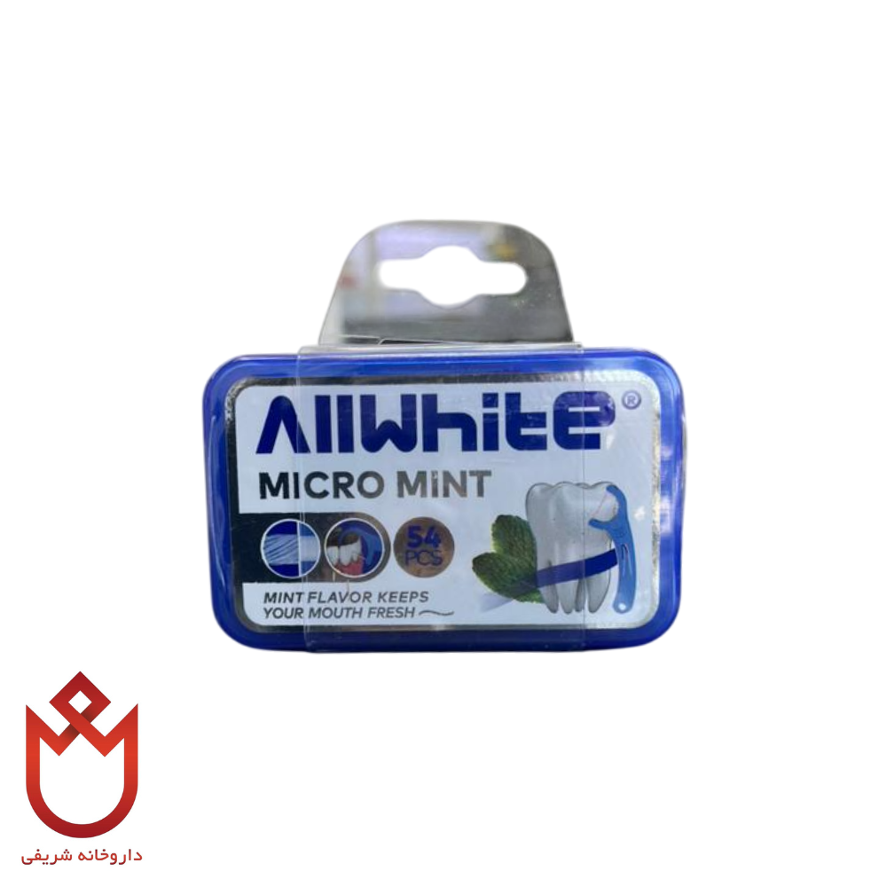 Untitled design (24) نخ دندان کمانی Allwhite ، پاکسازی بین دندان و ضد پوسیدگی