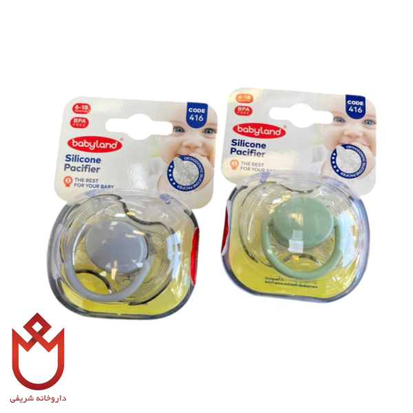 پستانک ارتودنسی بیبی‌لند 6–18ماه،رشد سالم دندان و آرامش کودک