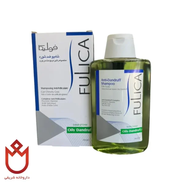 شامپو ضد شوره فولیکا موهای چرب،درمان شوره و تنظیم چربی کف سر