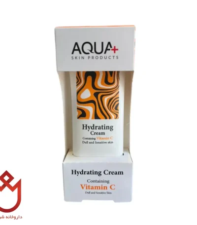 کرم آبرسان و مرطوب کننده +AQUA حاوی ویتامین C