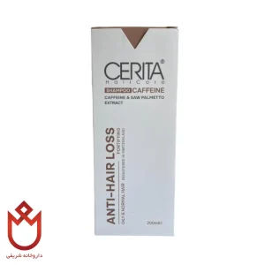 شامپو کافئین سریتا ضدریزش و کنترل چربی موهای چرب و معمولی