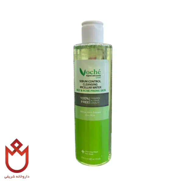 میسلار واتر وچه پوست چرب و مستعد آکنه ، پاکسازی عمقی پوست