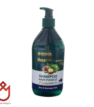 شامپو روغن ماکادمیا دیلمون | ترمیم موهای خشک و آسیب‌دیده