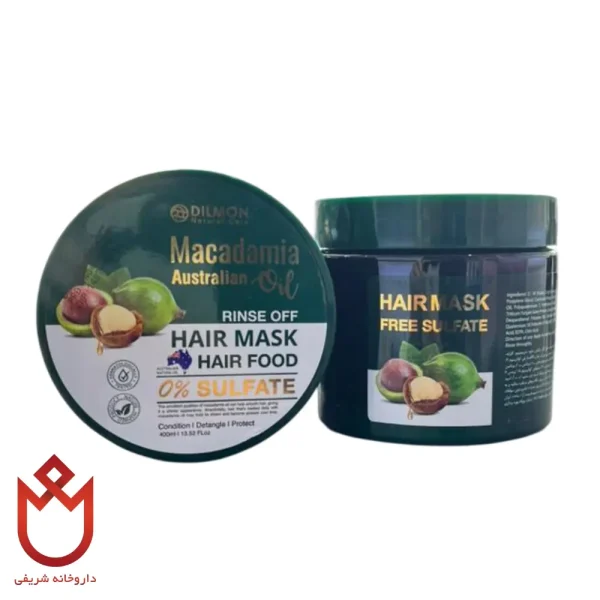 ماسک مو دیلمون ماکادمیا | فری سولفات، ترمیم موهای آسیب‌دیده
