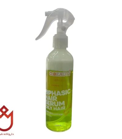 سرم مو دوفاز سریتا حالت‌دهنده مناسب موهای چرب | تقویت و سبکی