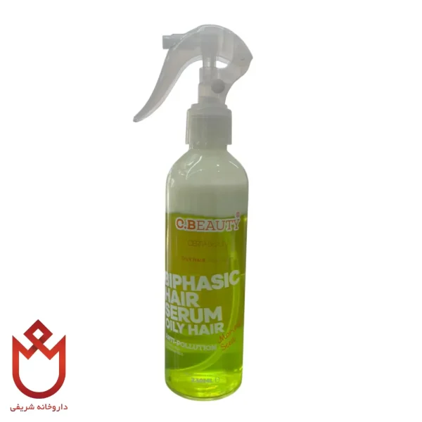 سرم مو دوفاز سریتا حالت‌دهنده مناسب موهای چرب | تقویت و سبکی