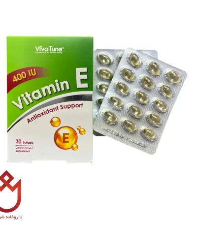 قرص ویتامین E 400 | آنتی‌اکسیدان قوی برای مو و پوست