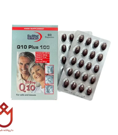 قرص کیوتن پلاس 100mg یوروویتال |تقویت قلب و آنتی‌اکسیدان قوی