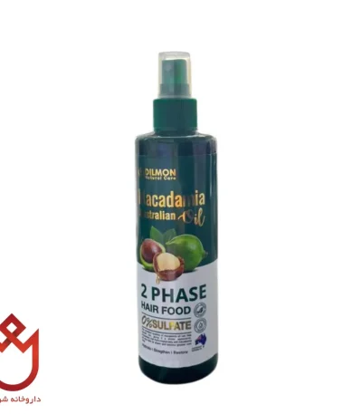 سرم مو دو فاز روغن ماکادمیا دیلمون | محافظ و درخشان کننده مو