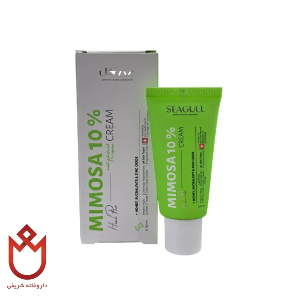 کرم ترمیم کننده میموزا ۱۰٪ سی گل | بازسازی سریع پوست