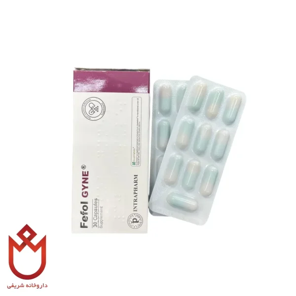 کپسول ففول گاین | مکمل طلایی آهن و اسید فولیک برای بانوان