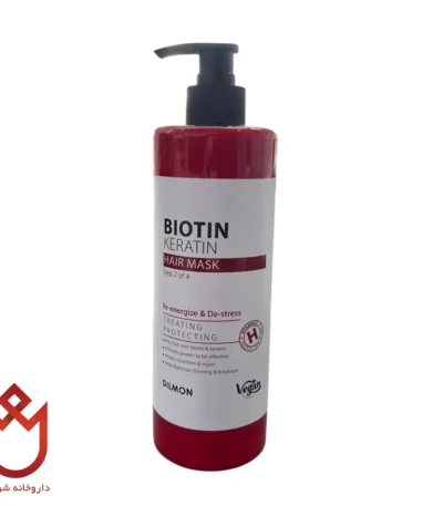 ماسک مو بیوتین و کراتین دیلمون، ترمیم‌کننده و تقویت‌کننده مو