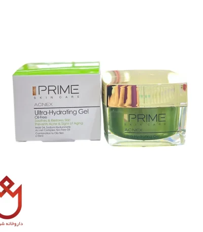 ژل آبرسان قوی پوست چرب پرایم | ضدآکنه و ضدپیری