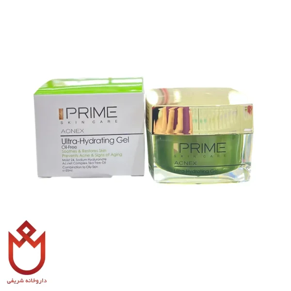 ژل آبرسان قوی پوست چرب پرایم | ضدآکنه و ضدپیری