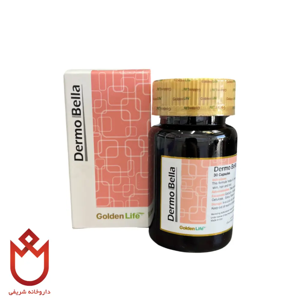 Untitled design (92) (15) قرص درموبلا گلدن لایف ۳۰عددی | سلامت پوست، مو و ناخن
