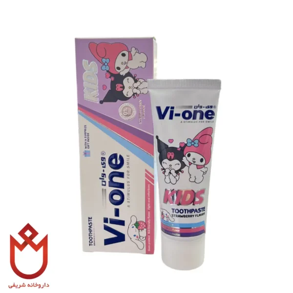 خرید خمیردندان وی-وان کودکان | حذف پلاک و محافظ مینای دندان