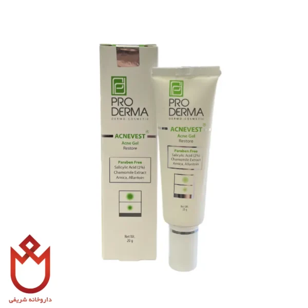 ژل کنترل‌کننده چربی پرودرما | کاهش التهاب و کنترل چربی پوست