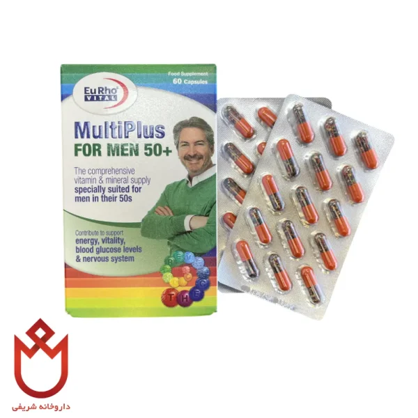مولتی ویتامین مردان بالای 50 سال یوروویتال،تقویت سلامت عمومی