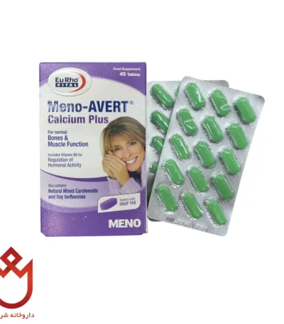 قرص منو اورت کلسیم پلاس یوروویتال | مکمل تخصصی دوران یائسگی