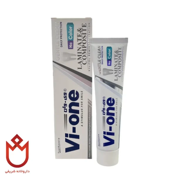 خمیردندان وی-وان مخصوص دندان‌های لمینت و کامپوزیت شده