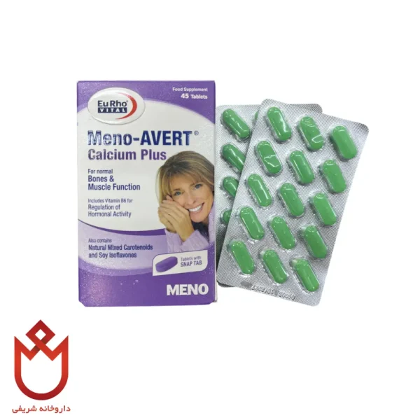 قرص منو اورت کلسیم پلاس یوروویتال | مکمل تخصصی دوران یائسگی